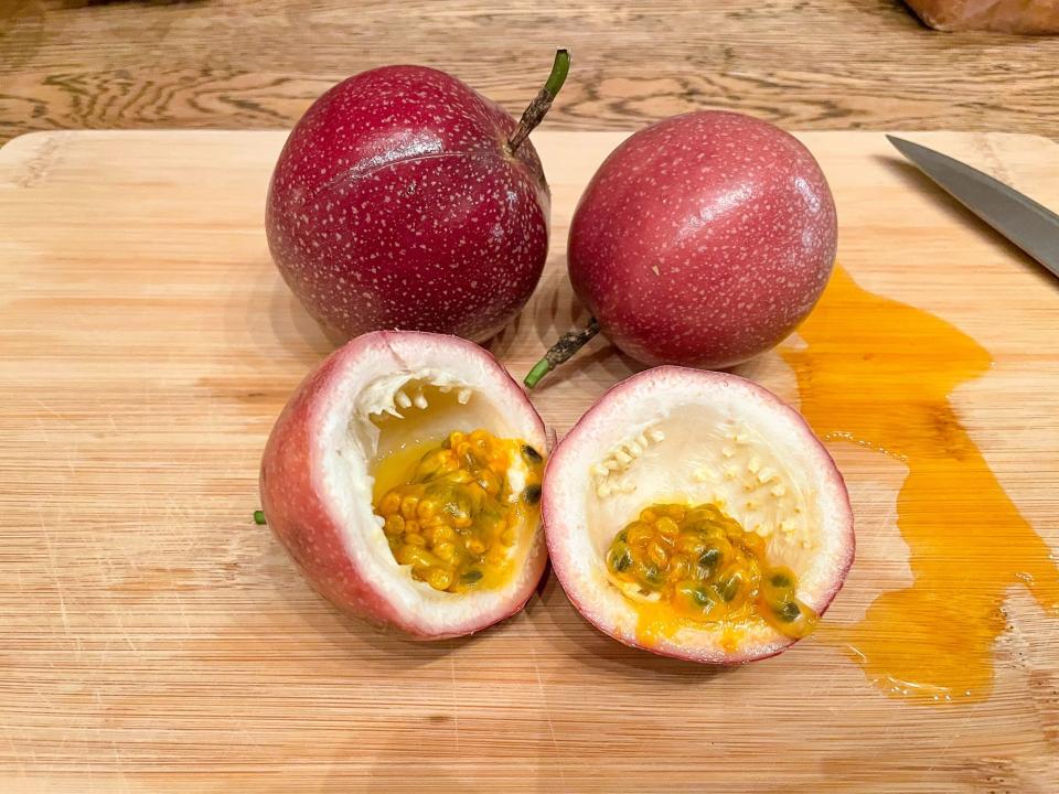 Passionfruit grown in Australia.