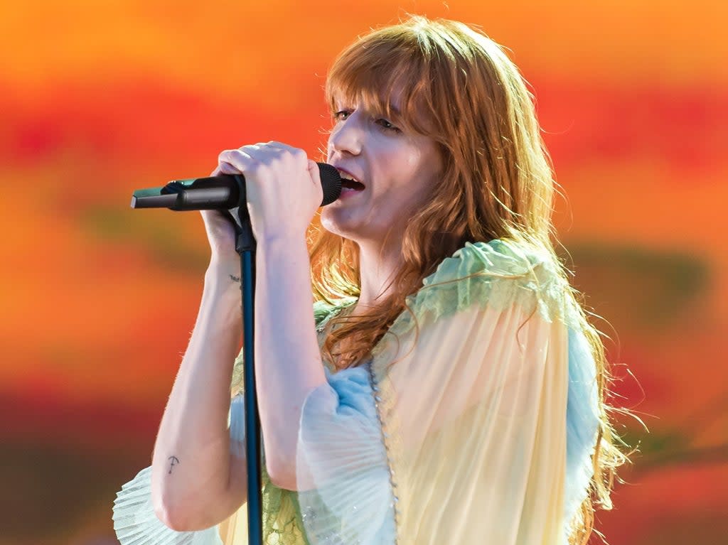 Florence Welch  performs at British Summer Time Hyde Park in London in 2019 (Rex Features)