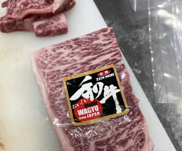 Wagyu beef from Japan with its unique marbling is one of the specialty meats available at the new TBT Butcher Shop and Seafood Market at Bay St. Louis.