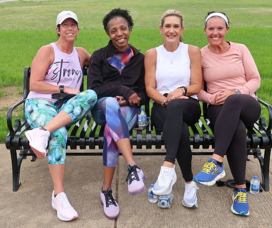 Paige Knapp, Jacqueline Holmes, Cristy Cooper, and Stephanie Newman participated in the Bunny Run 5K and 1-mile Fun Run/Bunny Hop hosted by the Dream Center of Jackson on the lawn of Union University in Jackson, Tennessee on Saturday, March 08, 2023. Awards were given to the top three males and female finishers during the event, which is held annually to benefit the operations of the Dream Center. An Easter Egg hunt and a photo opportunity with the Easter Bunny were held for children during the event.