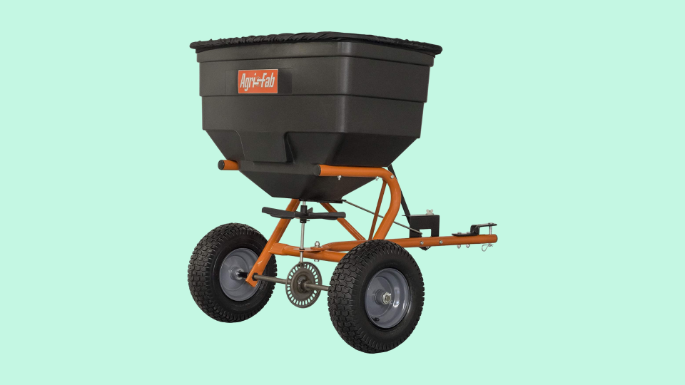 Refresh your lawn with the Agri-Fab spreader discounted at Amazon right now.