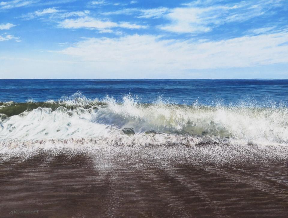 "Shore Break" by Amy Sanders is in the spring/summer season at Addison Art gallery in Orleans.
(Photo: Courtesy)
