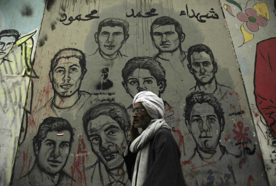 Memorial at Egypt's Tahrir Square