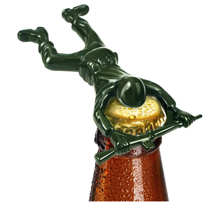 Carnaval Green Army Man Bottle Opener