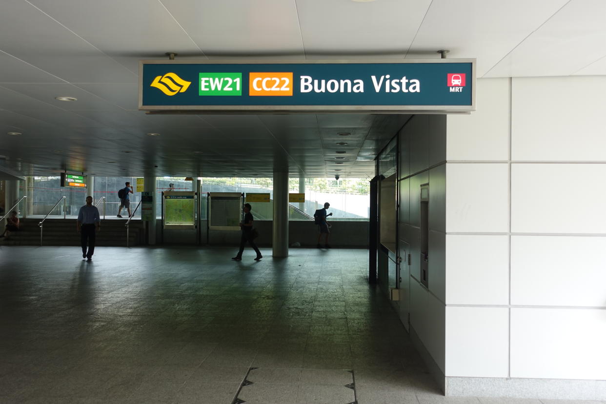 Buona Vista MRT Station Singapore (Yahoo News Singapore file photo)                   