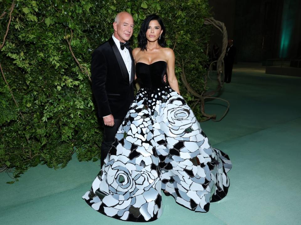 Jeff Bezos y Lauren Sanchez 