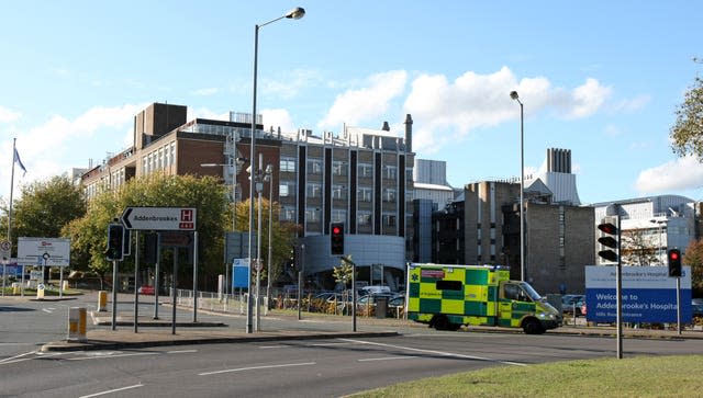 Addenbrooke’s Hospital in Cambridge