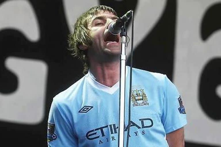 Liam Gallagher, fanático de Manchester City