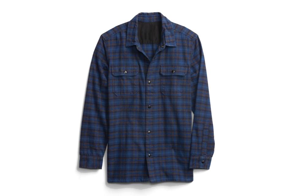 Gap flannel shirt jacket (was $80, 55% off with code "GAPCYBER")