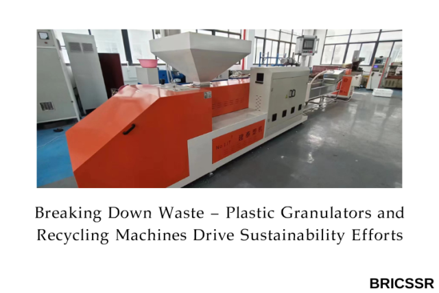 Granulator machine for plastic recycling