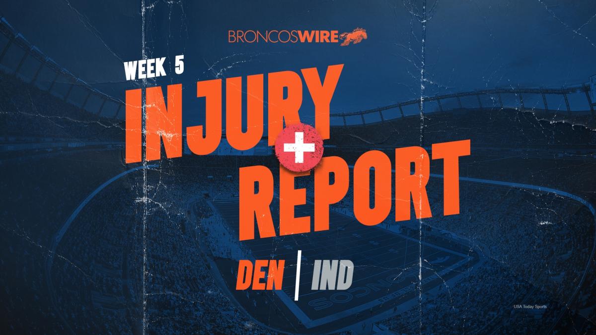 Broncos Wednesday Injury Report Week 5: Five Players Sidelined Including  Bridgewater, Gordon - Steelers Depot