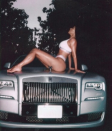 <p>We wish we got to see this photo shoot go down. “Kanye, is it cool if I go outside in my underwear and pretend like I’m sunbathing on the Rolls in the dark? Thanks, bae!” (Photo: <a rel="nofollow noopener" href="https://www.instagram.com/p/BeHnxAslOzE/?hl=en&taken-by=kimkardashian" target="_blank" data-ylk="slk:Kim Kardashian via Instagram;elm:context_link;itc:0;sec:content-canvas" class="link ">Kim Kardashian via Instagram</a>) </p>