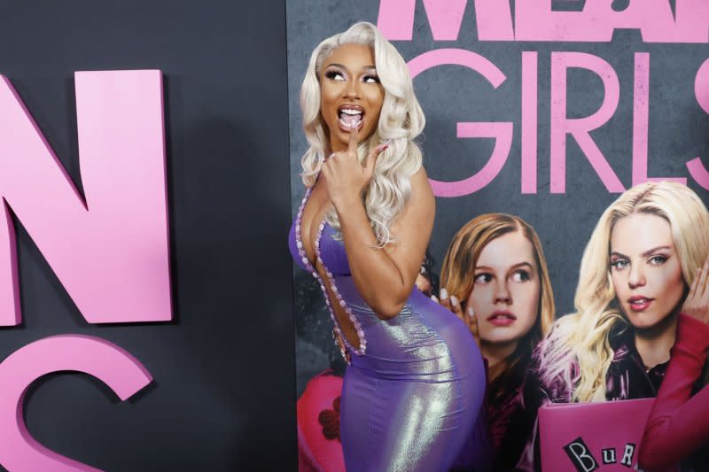 Megan Thee Stallion will perform on her "Hot Girl Summer" tour featuring GloRilla. File Photo by John Angelillo/UPI