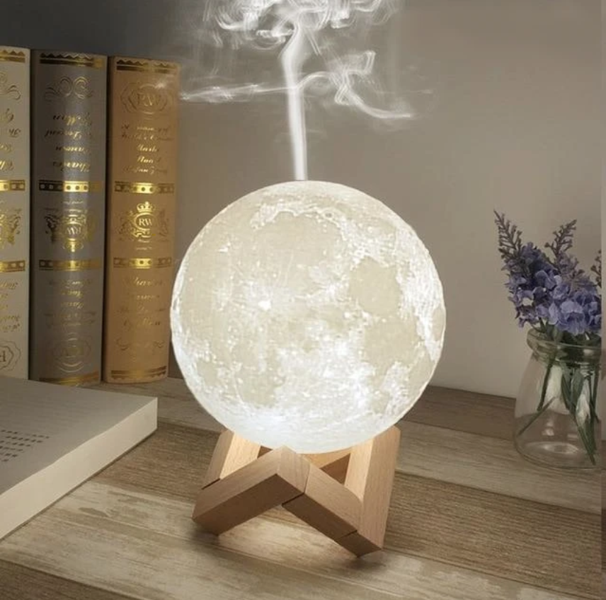 15) Ultrasonic Moon Essential Oil Diffuser