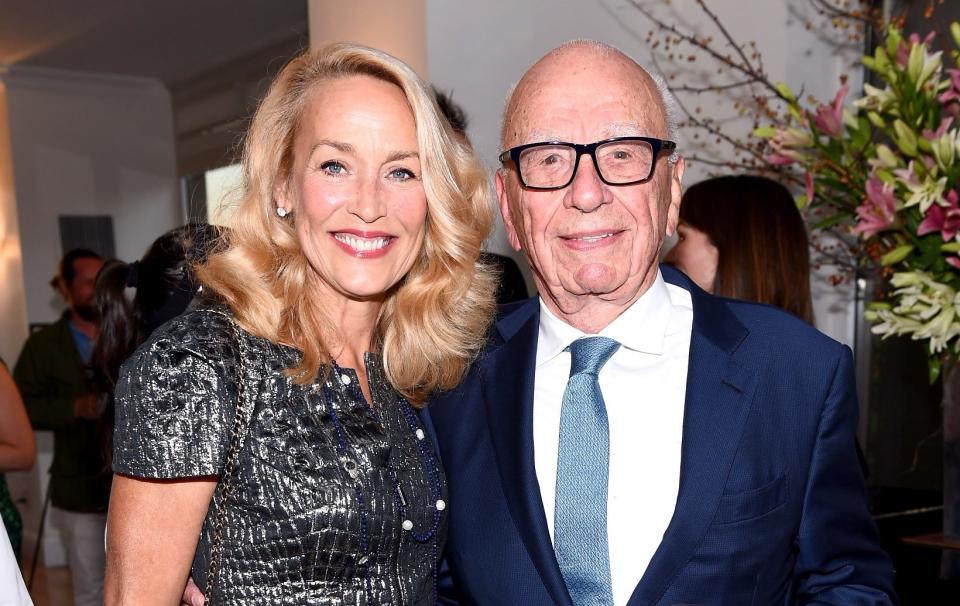 Murdoch and Hall divorced in 2022 but are said to have remained good friends - Dave Kotinsky