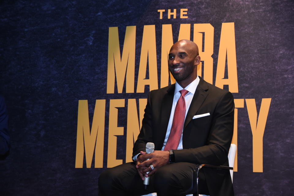 NBA legend Kobe Bryant surprised the Browns in a team meeting on Friday in Denver ahead of their Saturday night matchup against the Broncos. (Juan Ocampo/Getty Images)