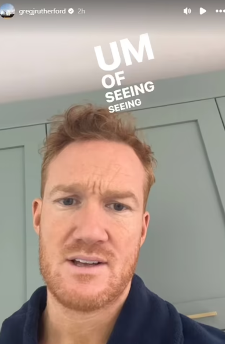 Rutherford took to his Instagram to share another update (Instagram/Greg Rutherford)