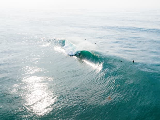Tosh Tudor didn’t have to travel too far from his house to get some of the better tubes in California on this last swell.<p>Ryan "Chachi" Craig</p>