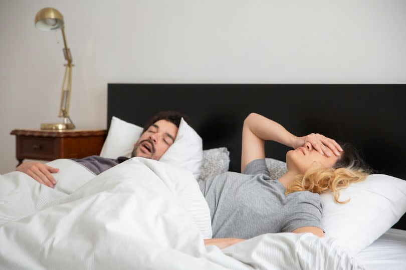 Snoring can be a sign of a more serious issue