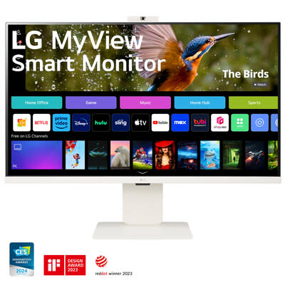 27 FHD IPS MyView Smart Monitor with webOS and Built-in Speakers