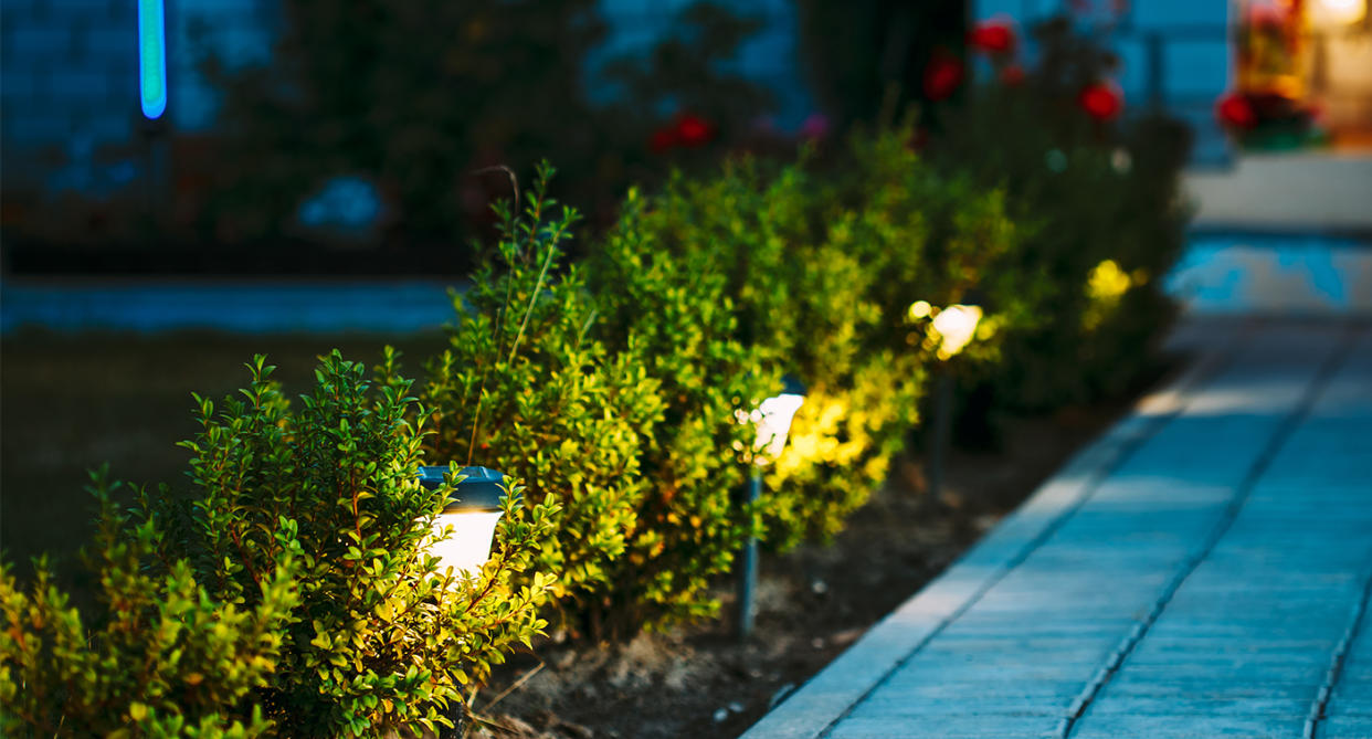 Add some solar-powered garden lights to your garden this summer. (Getty Images)