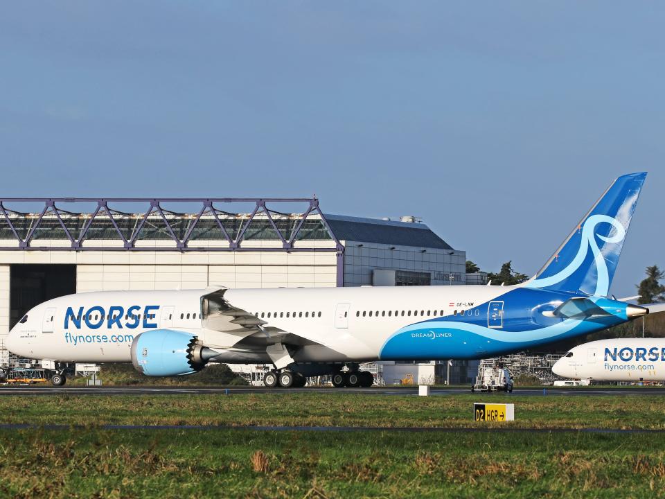 Norse Atlantic Airways Boeing 787 Dreamliner.