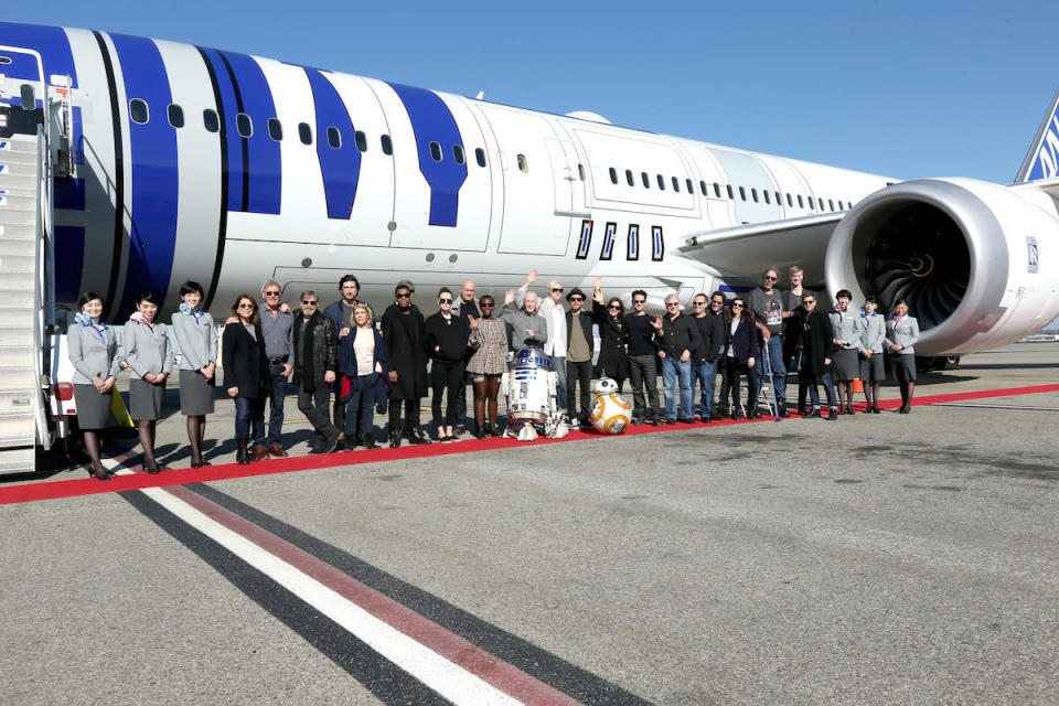 ‘Star Wars’ Cast and Filmmakers, LAX Airport