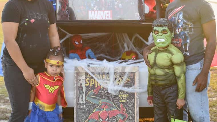 trunk or treat ideas marvel