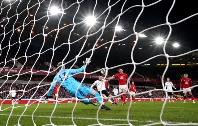 Wout Weghorst scores his first goal for Manchester United