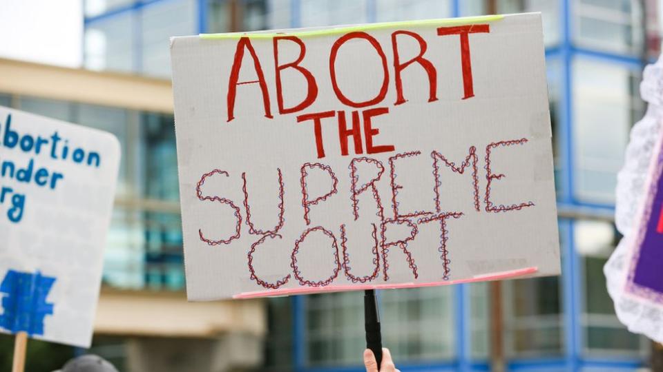 Protestas en EEUU contra la decición de la Corte Suprema sobre el aborto