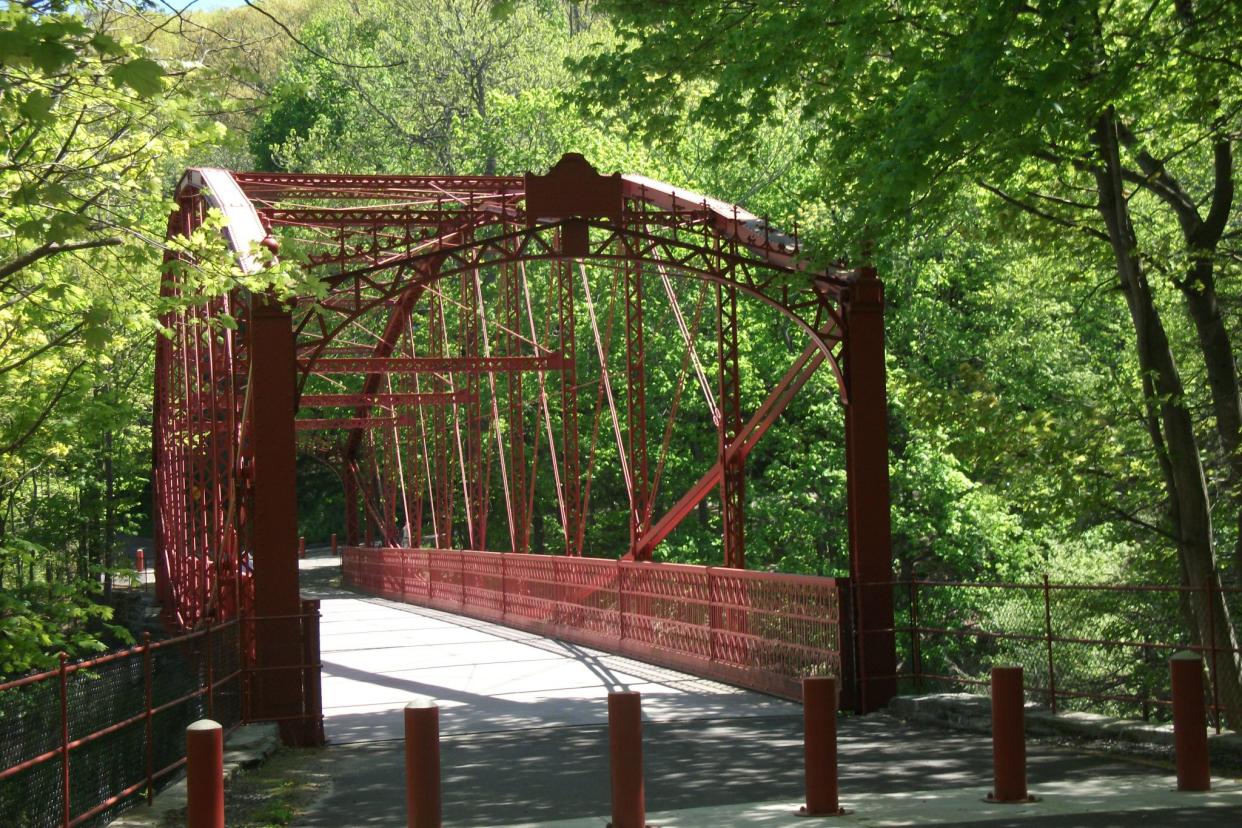 Lover's Leap State Park in New Milford, Connecticut