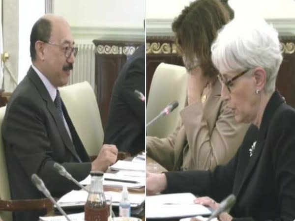 Meeting between Foreign Secretary Harsh Shringla and US Deputy Secretary of State, Wendy Sherman. (ANI)