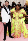 Williams was one of the cochairs of the annual Met Gala in 2019 — and stunned in a yellow Versace gown on the red carpet. "Two working parents get a date night. 😍," the entrepreneur captioned a photo of himself and the tennis pro serving looks at the event.