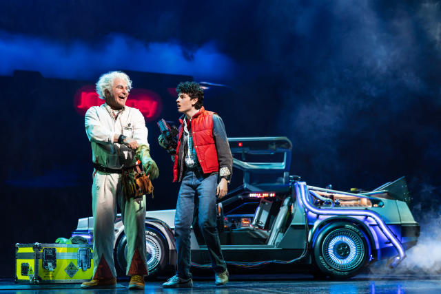 Back to the Future: The Musical': Here's how the 1985 hit took flight on  Broadway – flying DeLoreans and all
