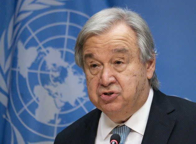 United Nations Secretary-General Antonio Guterres addresses reporters during a news conference in New York on Wednesday, June 8. (Photo: AP Photo/Mary Altaffer, file)