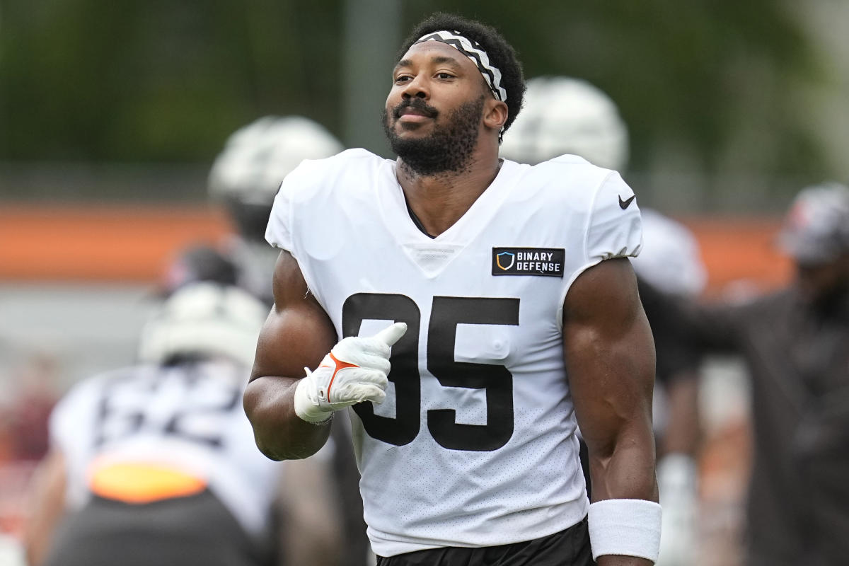 Browns' Myles Garrett gets 100% real on status vs. 49ers amid foot injury