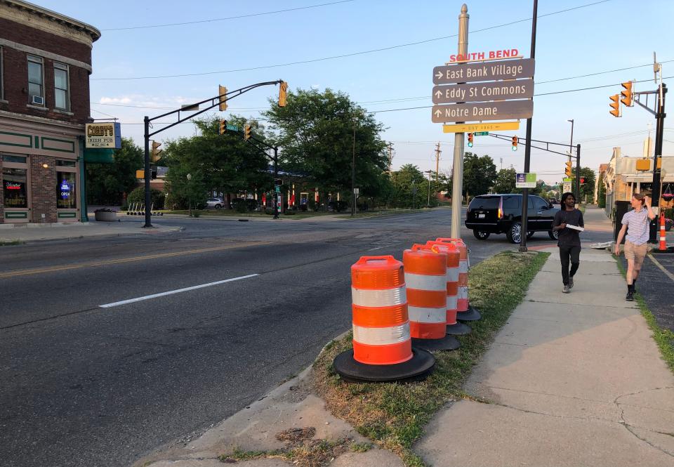 A streetscape project along LaSalle Avenue in South Bend this year will add two-way, protected or separated bike lanes between the river and Notre Dame Avenue.
