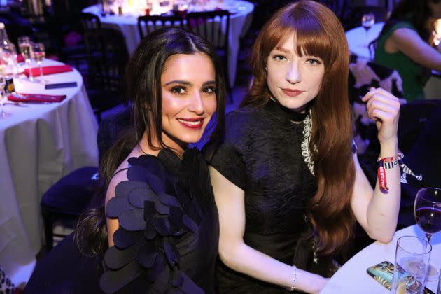 Cheryl Tweedy and Nicola Roberts at the 2018 Brit Awards