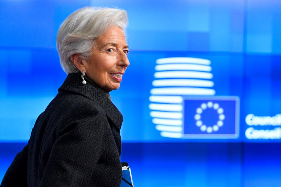 La presidenta del Banco Central Europeo (BCE), Christine Lagarde (Foto: John THYS / AFP vía Getty Images)