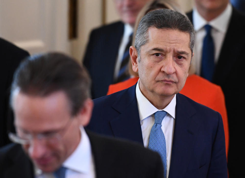 Fabio Panetta, director of international and European relations at the European Central Bank, attends the award ceremony for the Order of Merit of the Federal Republic of Germany at Bellevue Palace in Berlin, Germany, January 31, 2020. Picture taken January 31, 2020.  REUTERS/Annegret Hilse