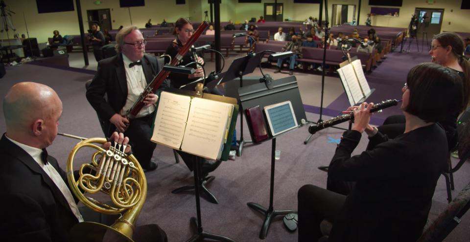 Members of the South Bend Symphony perform at Faith Alive Ministries in South Bend in January 2022 in a concert series to honor the Rev. Martin Luther King Jr., which is returning to local churches.