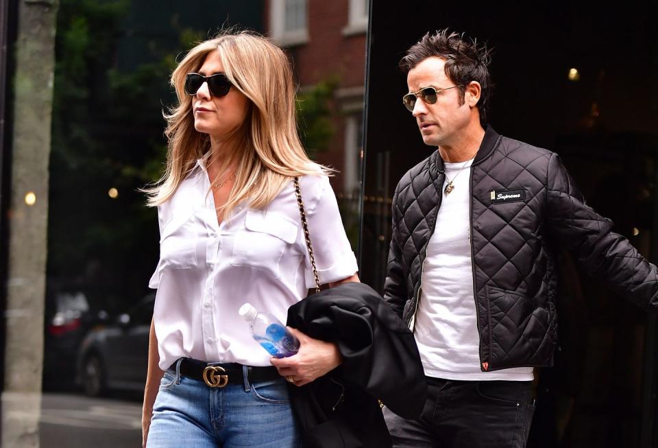 <p>After two years of marriage, Aniston and Theroux announce their <a href="https://www.elle.com/culture/celebrities/a18203750/jennifer-aniston-and-justin-theroux-announce-they-are-separating/" rel="nofollow noopener" target="_blank" data-ylk="slk:split;elm:context_link;itc:0;sec:content-canvas" class="link ">split</a>. In a statement the couple shares: </p><p>"In an effort to reduce any further speculation, we have decided to announce our separation. This decision was mutual and lovingly made at the end of last year. We are two best friends who have decided to part ways as a couple, but look forward to continuing our cherished friendship."</p>