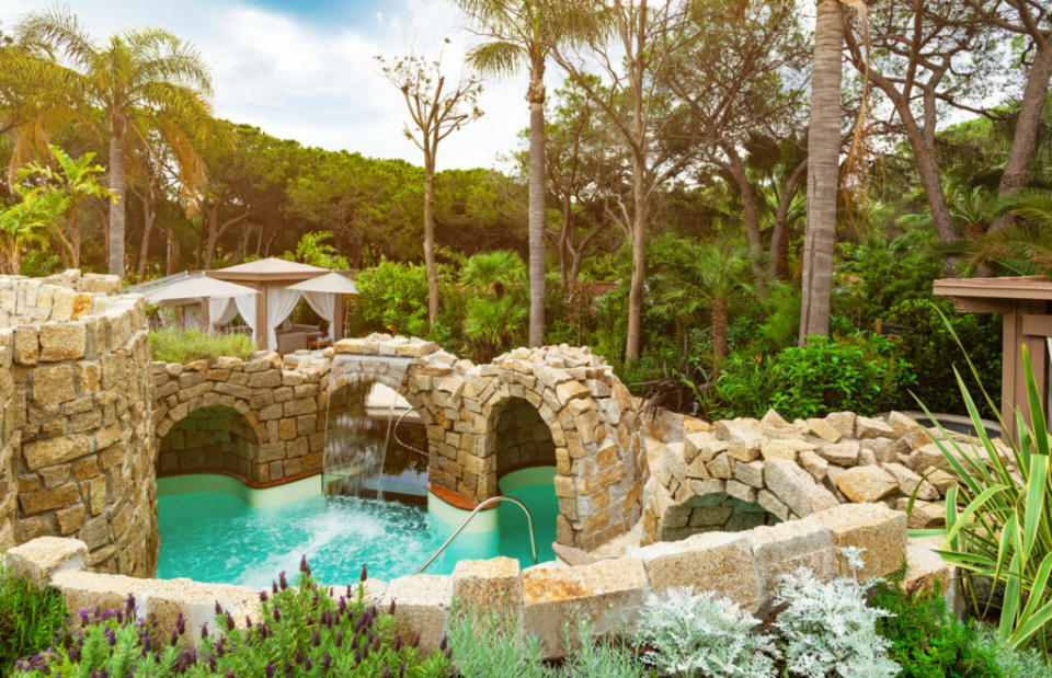 The private spa pool at Forte Village (Image: Provided)