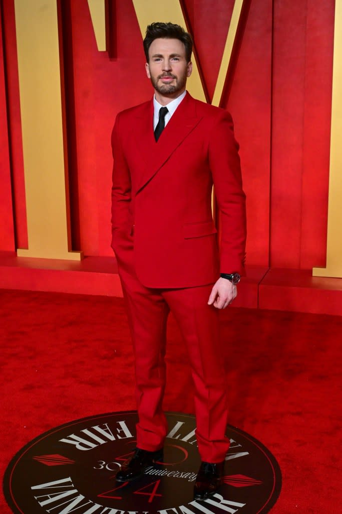 Chris Evans Vanity Fair Oscar Party, Arrivals, Los Angeles, California, USA - 10 Mar 2024