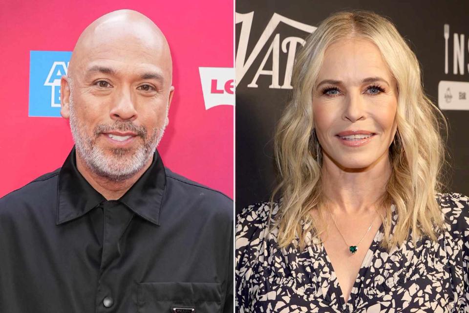 <p>John Nacion/Getty Images; Mat Hayward/Variety via Getty Images</p> Joy Koy recently shared how he feels about his comedian ex Chelsea Handler after their breakup.