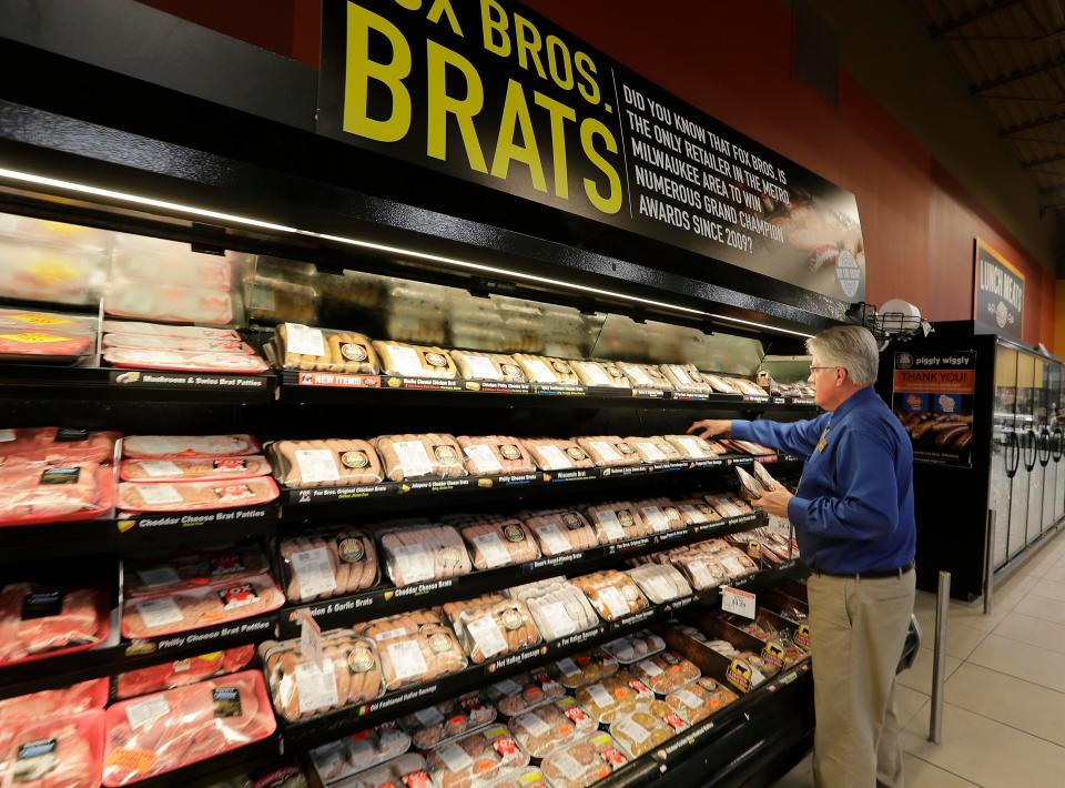 The Fox Bros. Piggly Wiggly store in Richfield features the Fox Bros. line of brats.