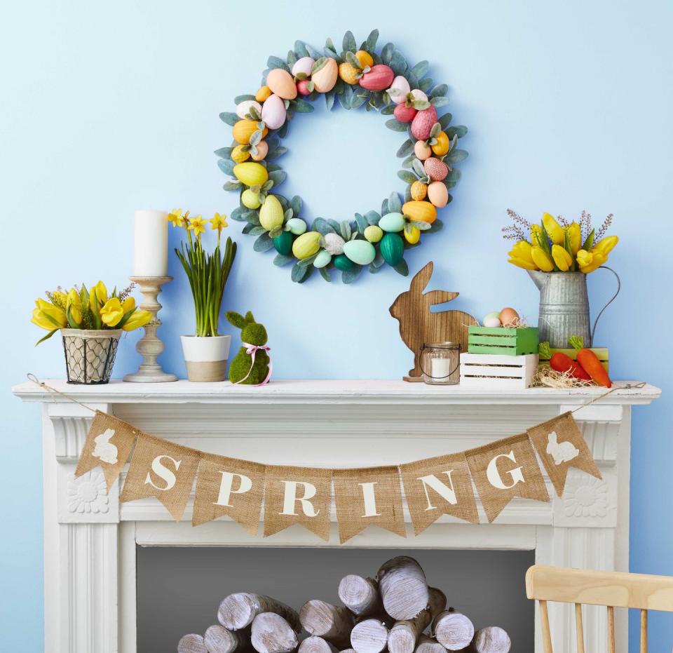 Easter Egg Wreath