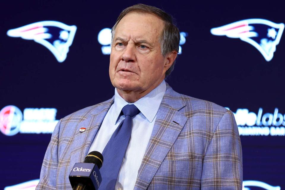 <p>Maddie Meyer/Getty</p> Bill Belichick