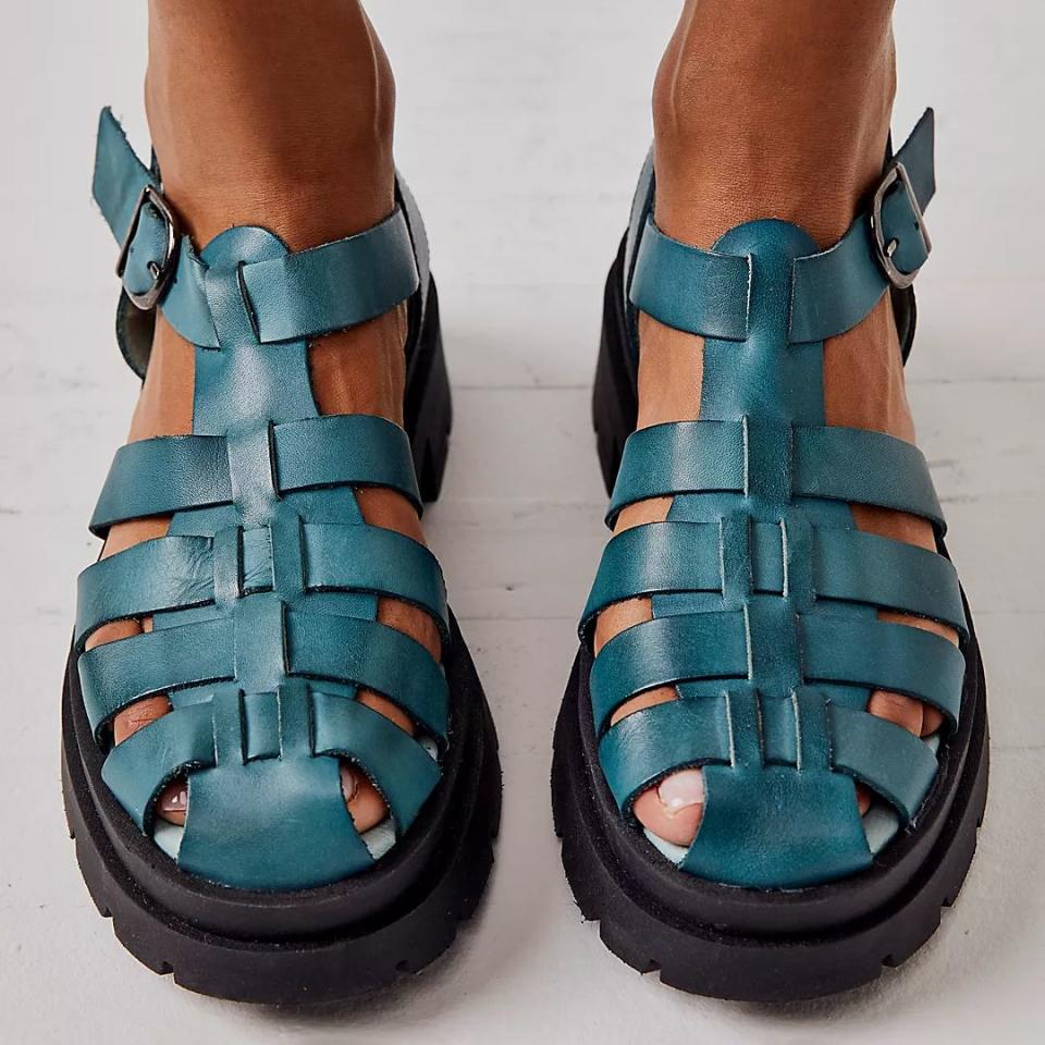 <p><a href="https://go.redirectingat.com?id=74968X1596630&url=https%3A%2F%2Fwww.freepeople.com%2Fshop%2Fdelaney-fisherman-platforms%2F&sref=https%3A%2F%2Fwww.womansday.com%2Fstyle%2Fg43954876%2Fbest-fisherman-sandals%2F" rel="nofollow noopener" target="_blank" data-ylk="slk:Shop Now;elm:context_link;itc:0;sec:content-canvas" class="link ">Shop Now</a></p><p>Delaney Fisherman Platforms</p><p>$158.00</p><p>freepeople.com</p>