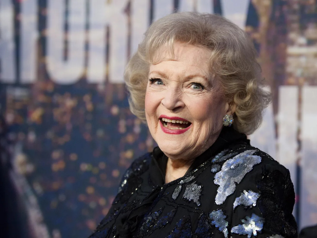 99-year-old Betty White says the secret to her long life is that she tries to avoid eating 'anything green'